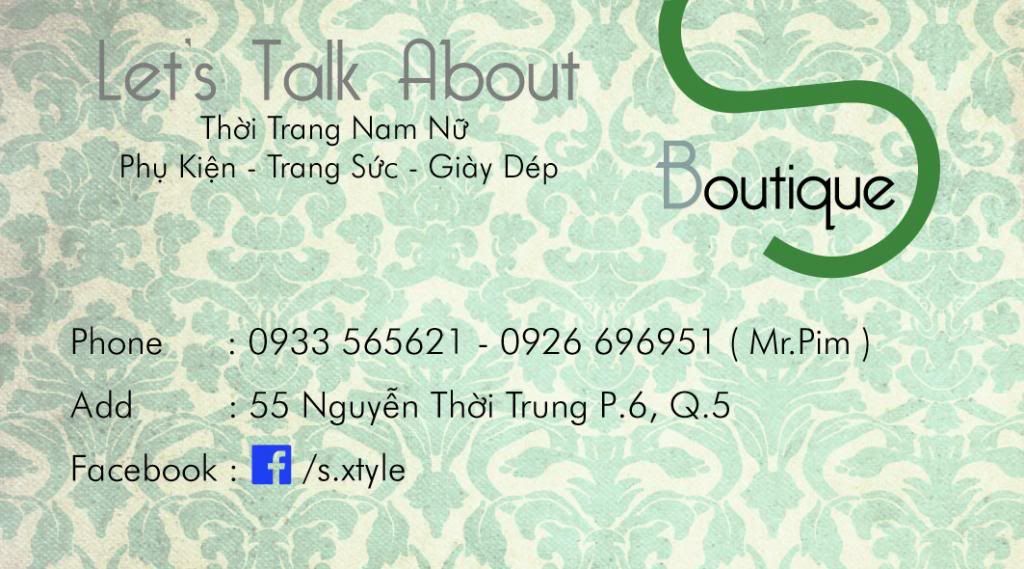 [ S Boutique ] Thời Trang Cho Phái Mạnh - S For Strong Men - 1
