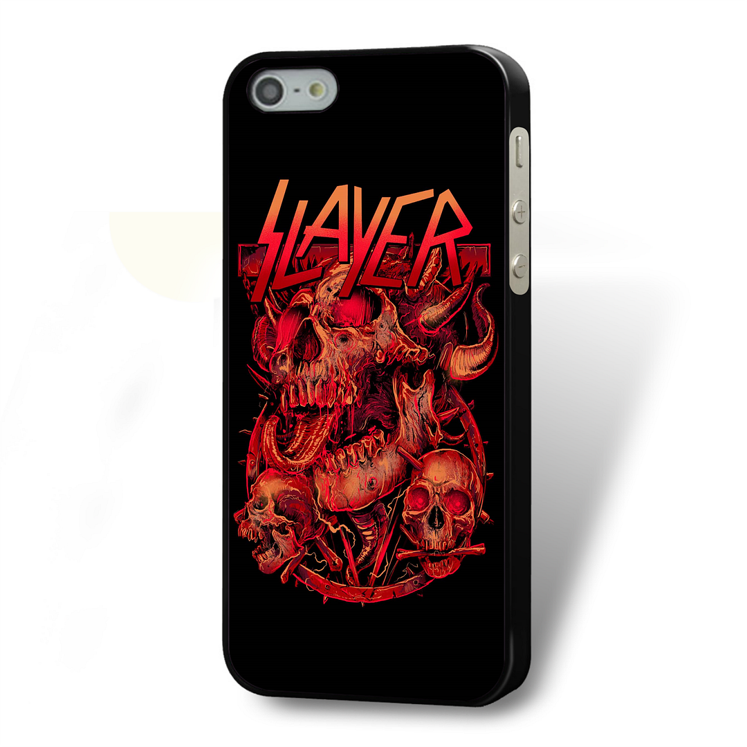 Slayer Logo Red Phone Case Cover Fits Iphone 4 5 6 7 Ebay