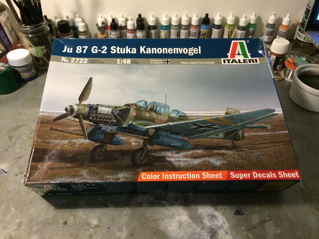 Italeri Ju 87 G-2 - Kanonenvogel - 1/48 - Work in Progress