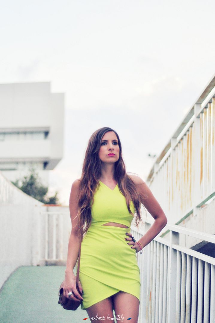 Outfit playa vestido verde