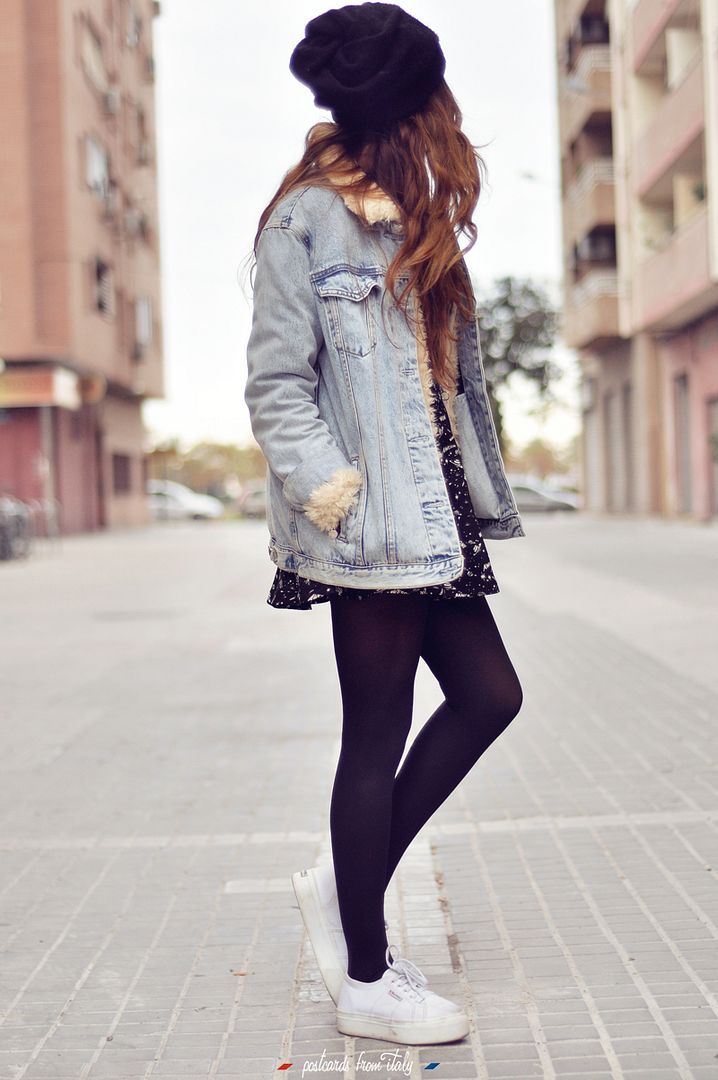 Conjunto de dos piezas top crop con chanqueta oversize