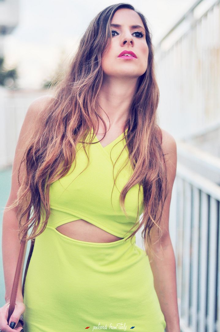 Outfit playa vestido verde