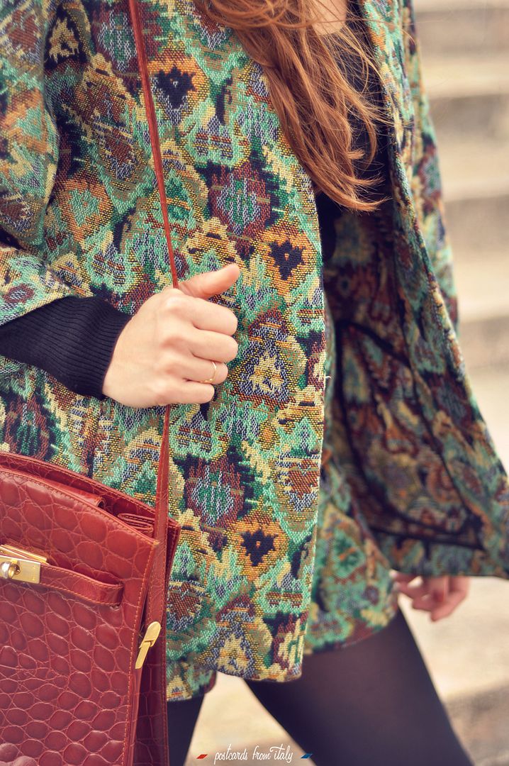 Outfit conjunto de dos piezas de estampado étnico