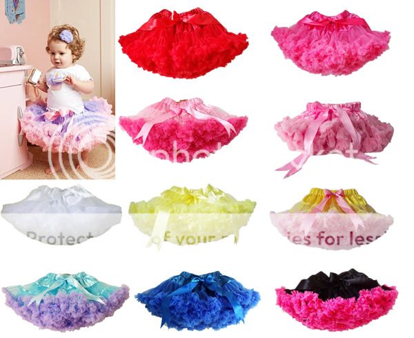 Baby Girl Kids Pettiskirt Tutu Skirt Dress Party Dance Costume Pageant Clothes