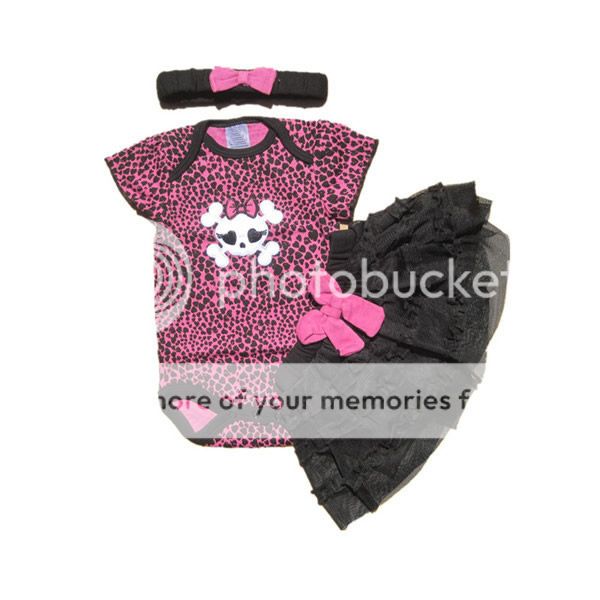 3pcs Baby Girl Headband Romper Skirt Bodysuit Outfit Sets Suit Clothes Tutu Pink